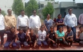 श्री शिवाजी हायस्कूल तेल्हारा येथील कबड्डी संघ जिल्हा स्तरावर